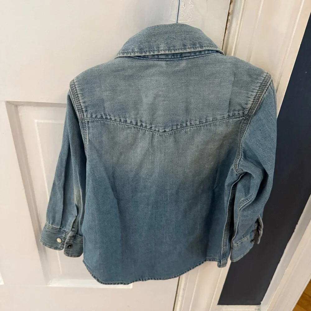 GAP Kids Denim Button Down Shirt 3t